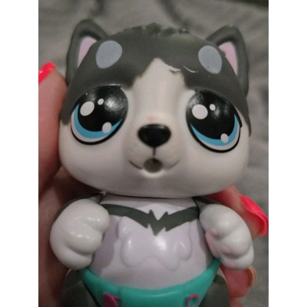 TLC Kritters Boo Boo Better Series 3 Happy Husky Dog Figure Toy ~ Pet Only